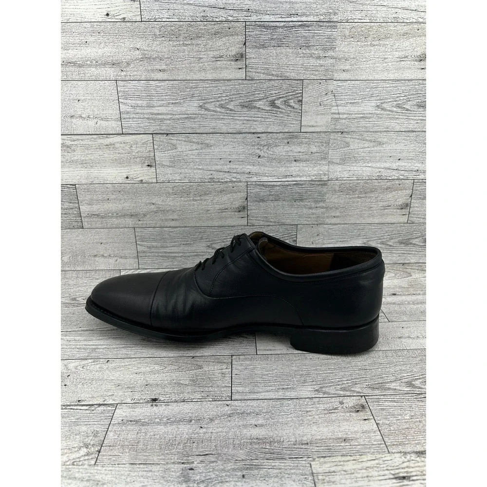Magnanni Cap Toe Oxford Shoes‎ Black Leather Men Dress Formal Business Size 12